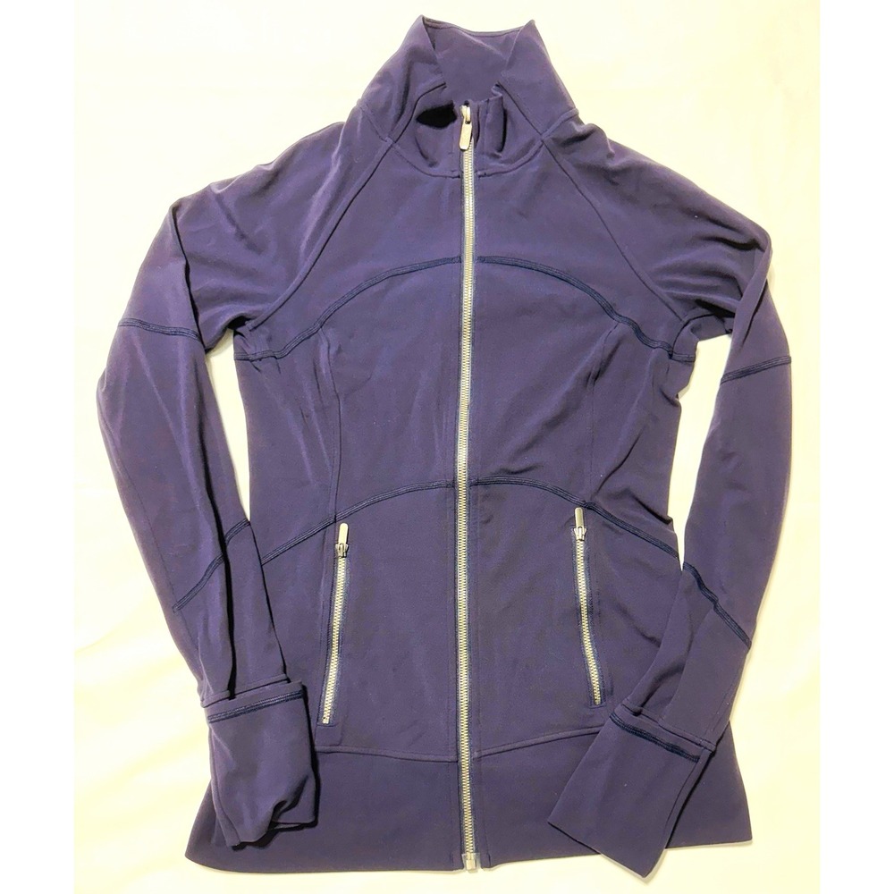 Lululemon Define Jacket (Nulu / Luon) – Midnight Navy / Dark Blue, Size 6
